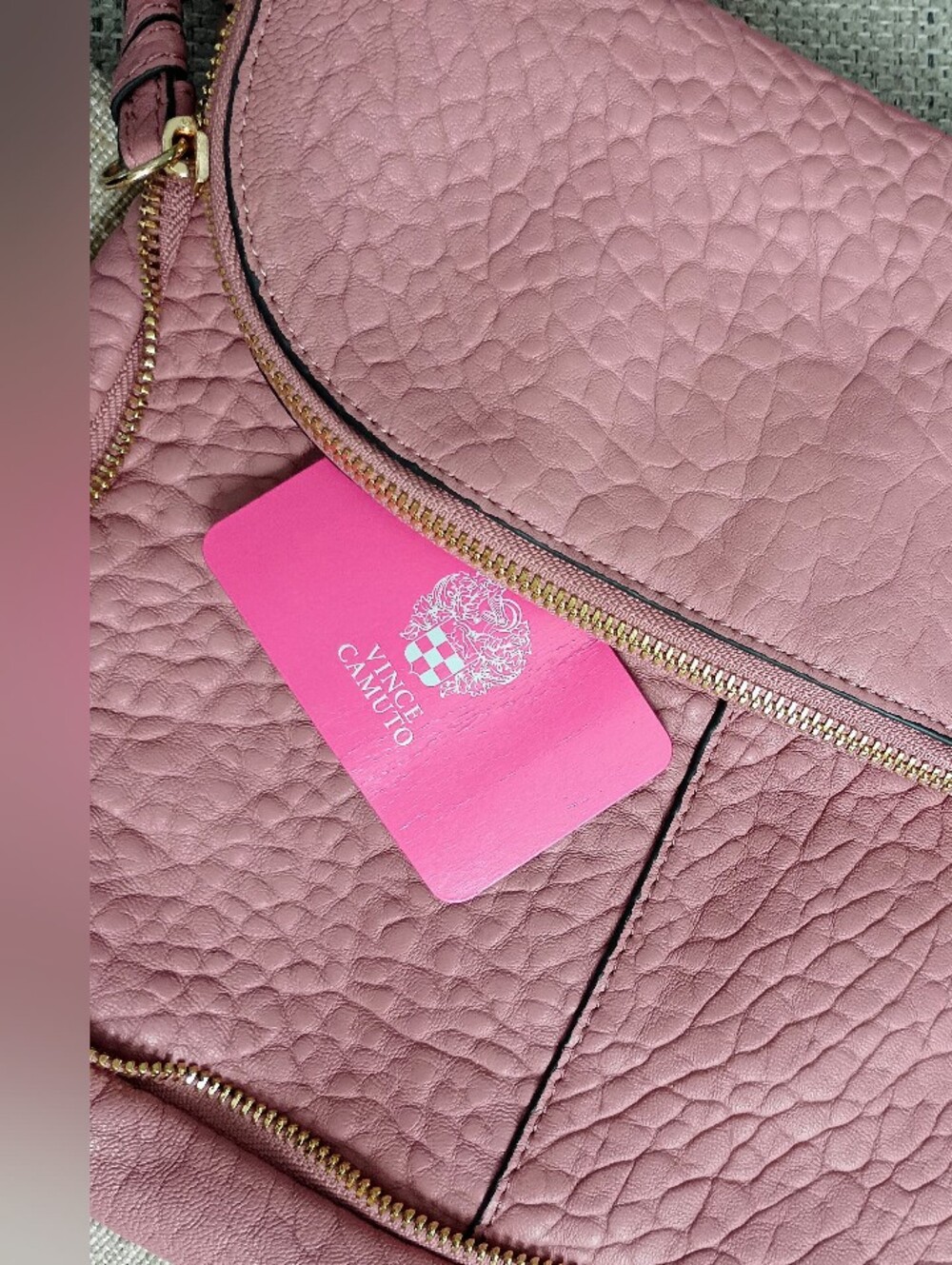 Vince Camuto Lamb Leather Crossbody Bag